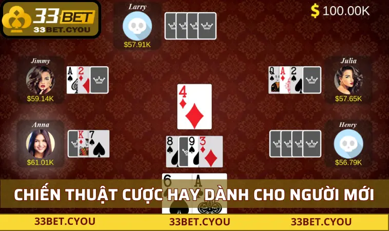 Chiến thuật cược hay dành cho người mới