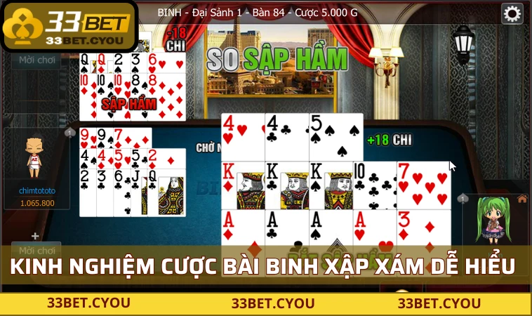 Kinh nghiệm cược bài Binh Xập Xám dễ hiểu nhất